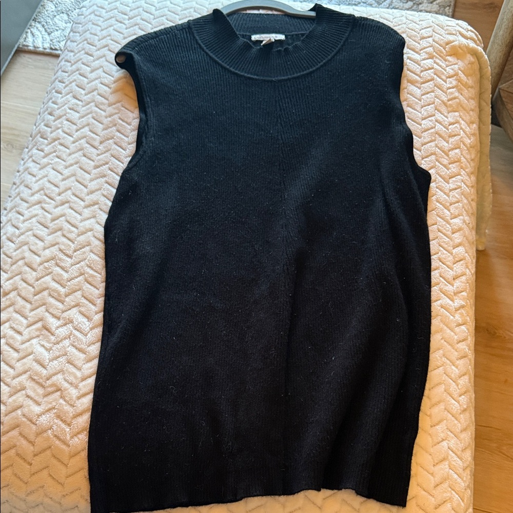 Cato Black Sleeveless Sweater